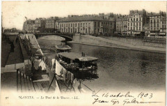 Nantes - Le Pont de la Bourse à Nantes