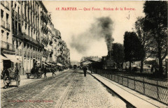 Nantes - Quai Fosse. Station de la Bourse à Nantes