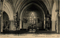 Martigné Intérieur de l'Eglise