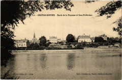 Chateau-Gontier Bords de la Mayenne et Sous Préfecture à Mayenne