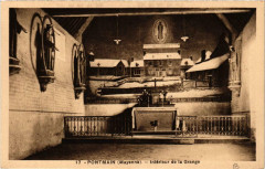 Pontmain Intérieur de la Grange à Pontmain