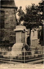 Lignieres la Doucelle Monument eleve a la Mémoire -
													53 Mayenne
												