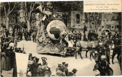 Chateau-Gontier - Fétes des Fleurs - Char des Cinq Parties du Monde -
													53 Mayenne
												