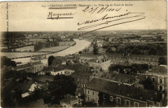 Chateau gontier .- La ville vue du palais -
													53 Mayenne
												