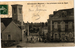 Mayenne-Saint Quentin-Vue principale route de Segré à Mayenne