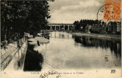 Laval-La Mayenne les Quais et le Viaduc à Mayenne