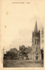 Pont-Saint-Pierre - L'Egeise à Pont-Saint-Pierre