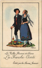 Les Vieilles Provinces de France - La Franche-Comte - Types