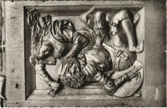Montbenoit Interieur de l'Eglise - Samson et Dalila à Montbenoît