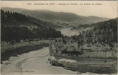 Secheresse de 1906 - Bassins do Doubs - Le Rocher de l'Echo à Doubs
