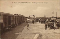Valdahon Camp du Valdahon - Embarquement des Troupes à Valdahon