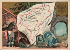 Map - Products - Crest - Small Sized Card