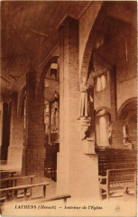 Laurens Intérieur de l'Eglise à Laurens