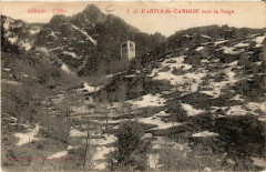 Saint-Martin-du-Canigou sous la Neige -
													66 Pyrénées Orientales
												