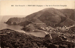 Port-Bou Vue de la Frontiere Francaise