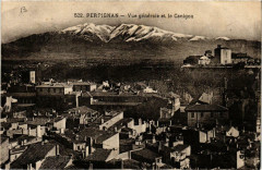 Perpignan Vue générale et le Canigou à Perpignan