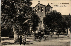 Aubazine - L'Eglise et la Place -
													19 Corrèze
												