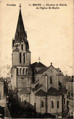 Clocher et Abside de l'Eglise Saint-Martin à Brive-la-Gaillarde
