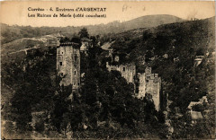 Argentat - Env. - Les Ruines de Merle - Cote Couchant -
													19 Corrèze
												