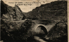 Gimel - Pont sur la Montane et Rocher de la Vierge