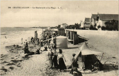 Chatellaillon Le Boulevard et la Plage -
													17 Charente Maritime
												