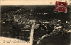 Pons - Vue sur Saint-Vivien -
													16 Charente
												