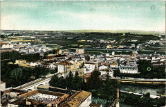 Carte postale ancienne Vue Panoramique du Faubourg Saint-Cybard
                                                                     à Angoulême
                                