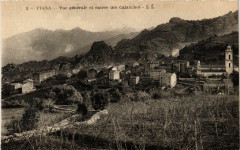 Piana - Vue générale et entrée des Calanches Corse à Piana