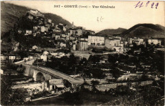 Corse - Corte - Vue générale à Corte