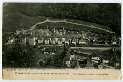 Isère Couvent de Grande Chartreuse vue générale réduite et complète