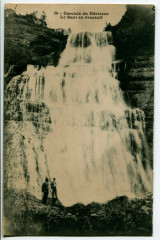 Jura Cascade du Hérisson Le Saut en éventail animé