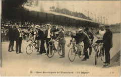 Piste Municipale de Vincennes - Un Départ à Paris 12e