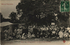 Bois de Vincennes - Un groupe scolaire de l'Oeuvre des Vacances à Paris 12e