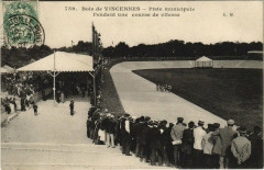 Paris (12e) Bois Vincennes Piste Municipale Pendant course à Paris 12e