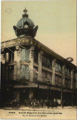 Carte postale ancienne Grands Magasins des Nouvelles Galeries - 43, 45, Avenue de Clichy
                                                                     à Paris 18e
                                
