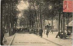 Bois de Vincennes - Jeux de Boules de Saint-Mandé à Paris 12e