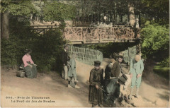 Bois de Vincennes - Le Pont du Jeu de Boules à Paris 12e