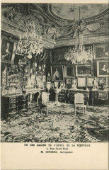 Paris (4e) Hotel de la Veiuville 4 Rue Saint-Paul. Un des Salons -
																					75004 Paris 4e
																			