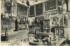 Paris (4e) Hotel de la Veiuville 4 Rue Saint-Paul. Un des Salons -
																					75004 Paris 4e
																			