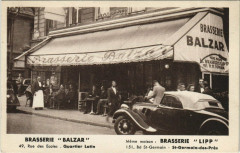 Paris (5e) 49 Rue des Ecoles. Brasserie Balzar -
																					75005 Paris 5e
																			