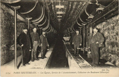 Paris Souterrain Les Egouts Service de l'Assainissement à Paris