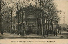 Paris 5e Chalet Jardin Plantes Cafe-Restaurant Vianey Freres à Paris 5e