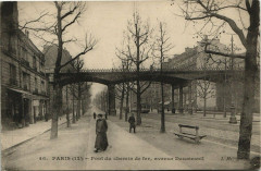 Paris 12e Pont du Chemin de fer Avenue Daumesnil à Paris 12e