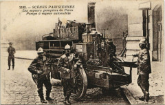 Les sapeurs pompiers de Paris - Pompe à vapeur automobile