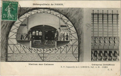 Metroplitain de Paris Station sur Caisson