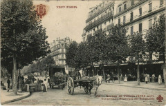 Avenue Villiers - vue prise du Boulevard des Batignolles à Paris 8e