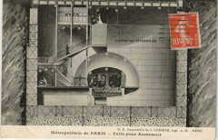 Metroplitain de Paris Puits pour Ascenseur