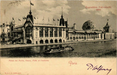 Paris Expo 1900 Palais des Forets Chasse Peche et Cueillettes