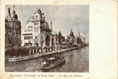 Paris Expo 1900 Rue des Nations