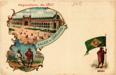 Paris Expo 1900 Palais du Genie Civil Bresil